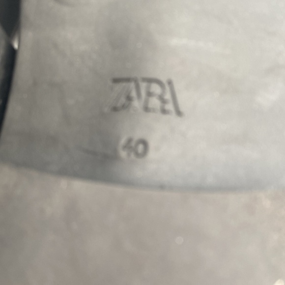 Zara Black Chunky penny Loafer shoe men 40 Y2K gothic retro casual event grandpa - Picture 12 of 15